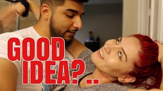 TELLING HER ABOUT MY NEW CHANNEL....WITHOUT HER! 🙈👋🏽