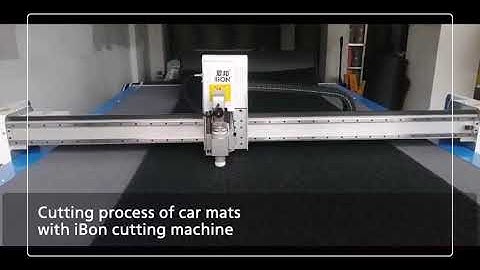iBon CNC cutting machine make car mats