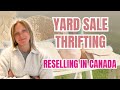 It's Yard Sale Season! Thrift With Me, Reselling in Canadian