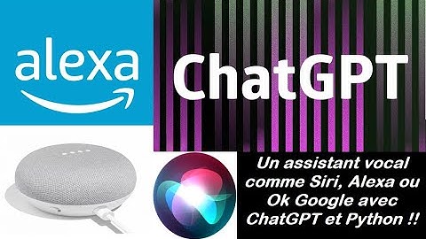 Apprenez à programmer un assistant vocal comme Siri, Alexa ou Ok Google avec ChatGPT et Python !