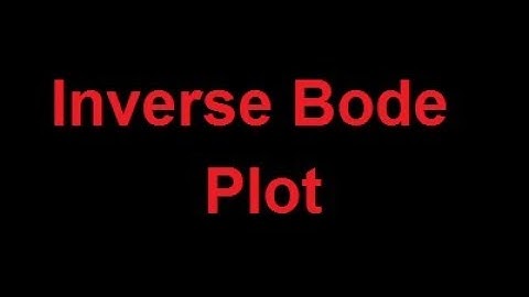 Inverse Bode Plot