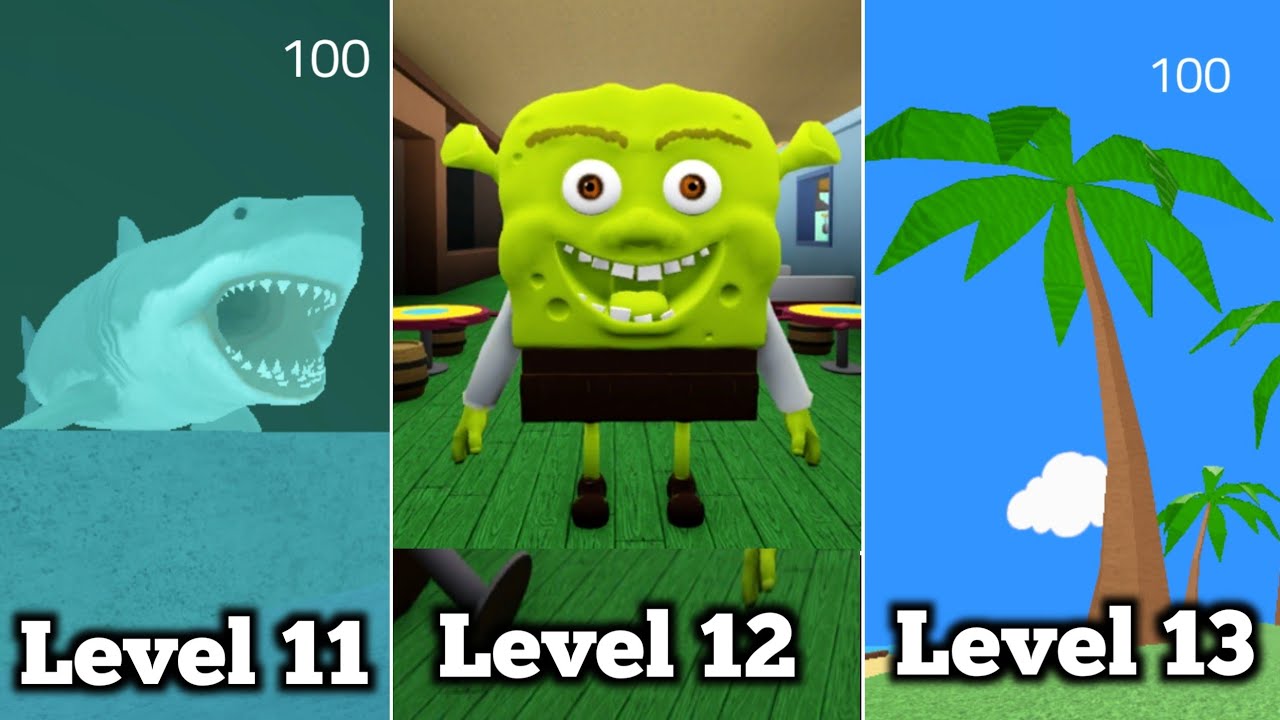 Roblox Shrek In The Backrooms New Level 11 To Level 13 Full Walkthrough New  Update New Levels 