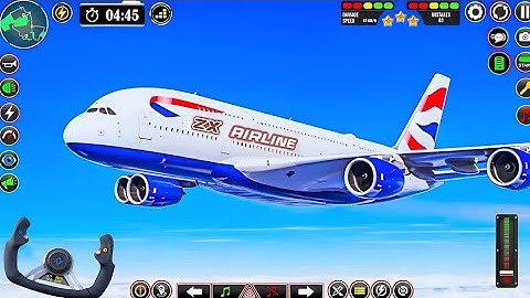 Flight Airplane City pilot simulator - plain boeing emergency landing - Android mobile gameplay