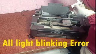 epson l360 red light blinking solution , Head is not properly moved on epson printer problem solved