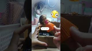 unbox a preloved monchichi w me ♡ #kawaii #unboxing #monchichi #trinkets
