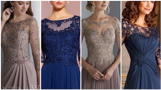 Latest Tulle And Chiffon Mother Of The Bride Dresses 2021//Formal Dresses For Women