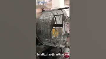 Auto expanded spiral tube making machine