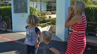 Military Dad Surprises Wife And Daughters With Homecoming - Emotional Surprise 2016