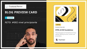Frontend Mentor Newbie 002 | Blog Preview Card | HTML & CSS