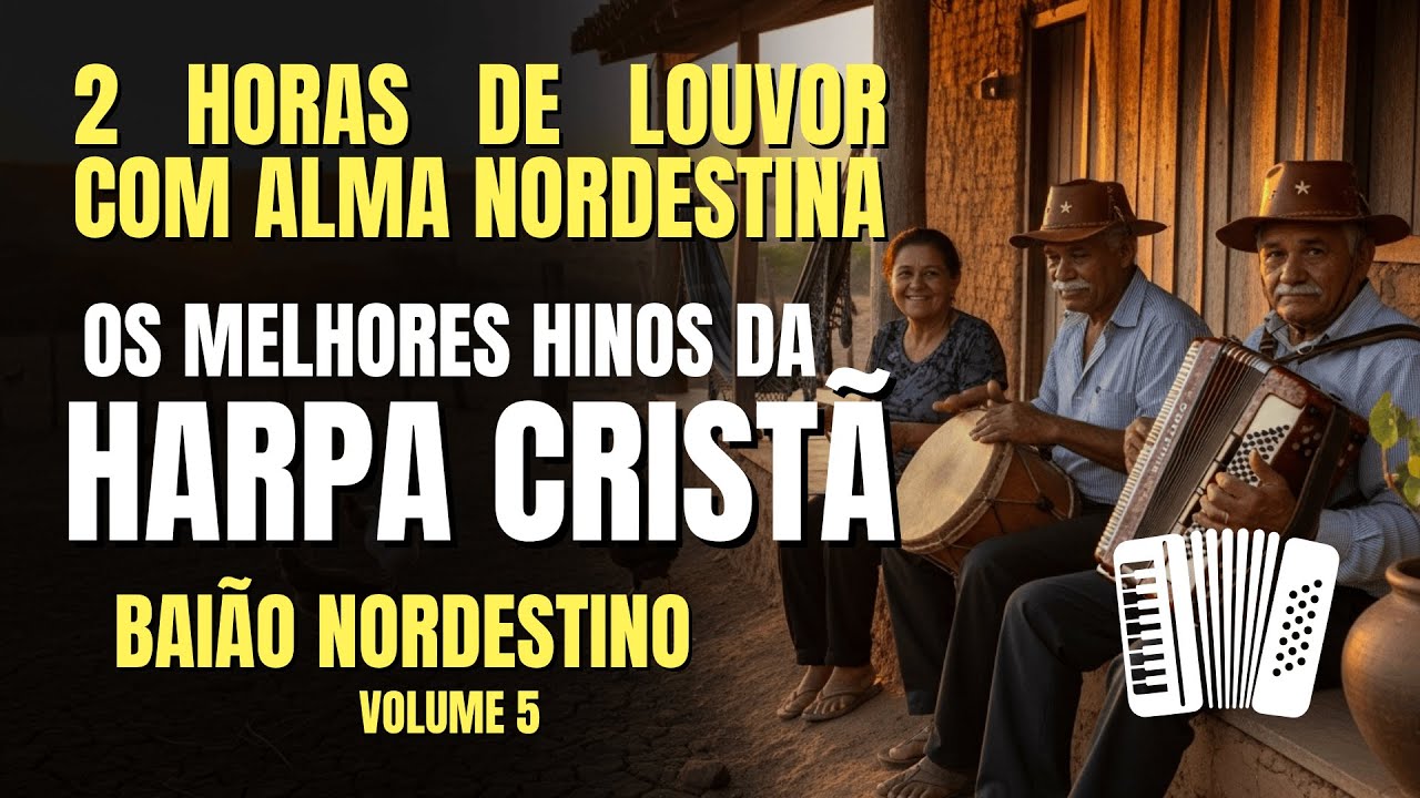 2 Horas de Harpa Cristã em Baião | O Som da Adoração Nordestina com Arranjos Exclusivos
