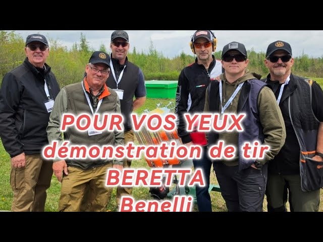 29 mai#2059 ON JASE avec Steph Monette démonstration de tir avec BERETTA et Benelli