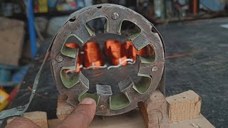 8 slot madhani motor winding data | madhani motor winding data copper