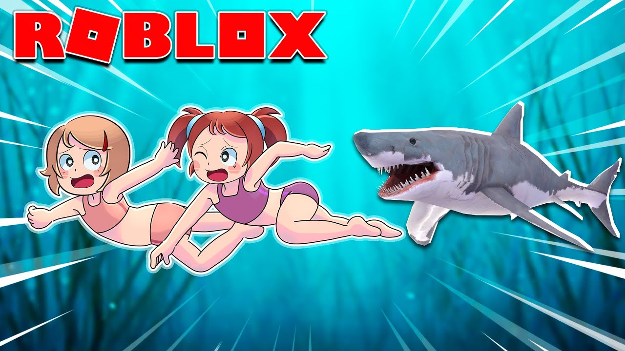Don T Let The Shark Chomp On You In Roblox Sharkbite Youtube - roblox the normal elevatori was eatin by jaws