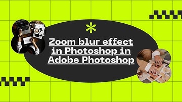 Zoom blur effect in Photoshop in Adobe Photoshop #shorts #ZoomBlurEffect #PhotoshopZoomBlur