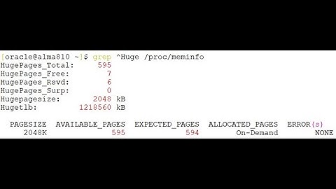 Premium - Lập trình tự động 100% - Oracle database 21c từ AMM sang ASMM và xài Linux Hugepages