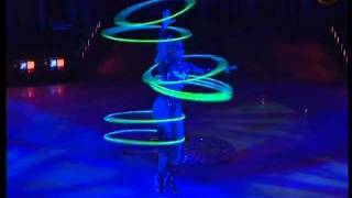 Hula-hoops on ice