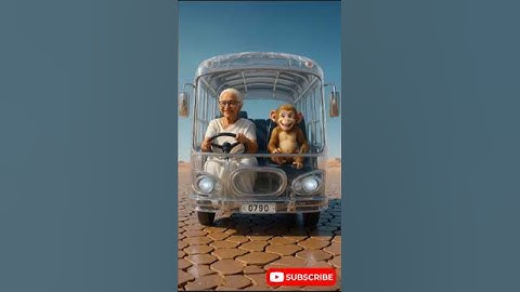 दादी और बंदर 🐒 ने बर्फ से बस बनाई और भालू ने उसे आग से पिघला दिया 😭 #ai #monkey #ice #jayshreeram