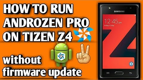 how to run androzen pro on z4 without firmware update|androzen pro for z4 without firmware update