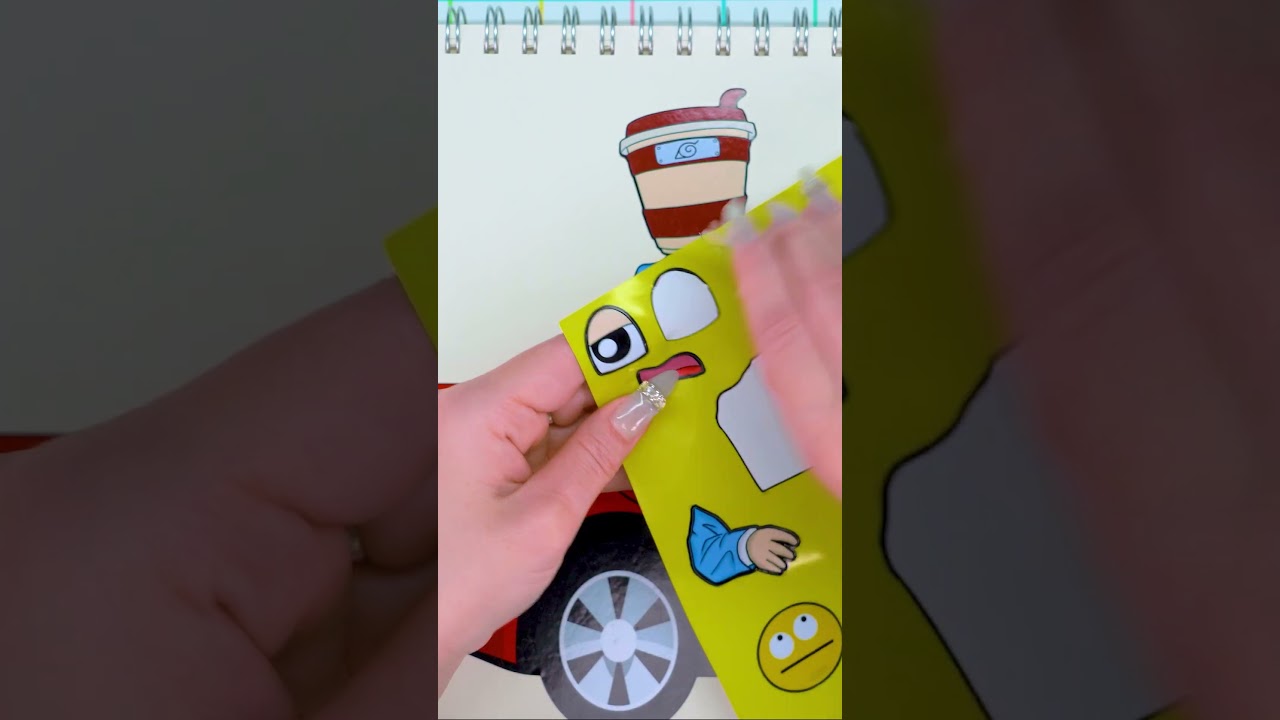 BRAINROT Ballerina Cappuccina Laughs at Beggar Tung Tung Sahur 😆 | Sticker Book ASMR 