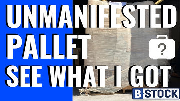 UNINSPECTED LIQUIDATION PALLET UNBOXING! Unmanifested B-Stock Pallet - What Did I Get?