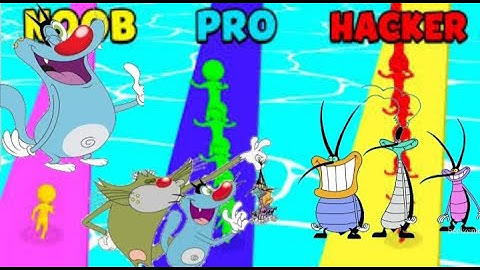 Stack Clash - All Levels - Noob Vs Pro Vs Hacker Play Game - Subscribe Youtube Black