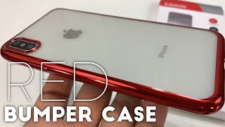 RANVOO Clear Soft iPhone Bumper Case with Red Chrome Review screenshot 1