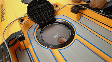 Hobie 2020 Outback Kayak: Rear Hatch Installation