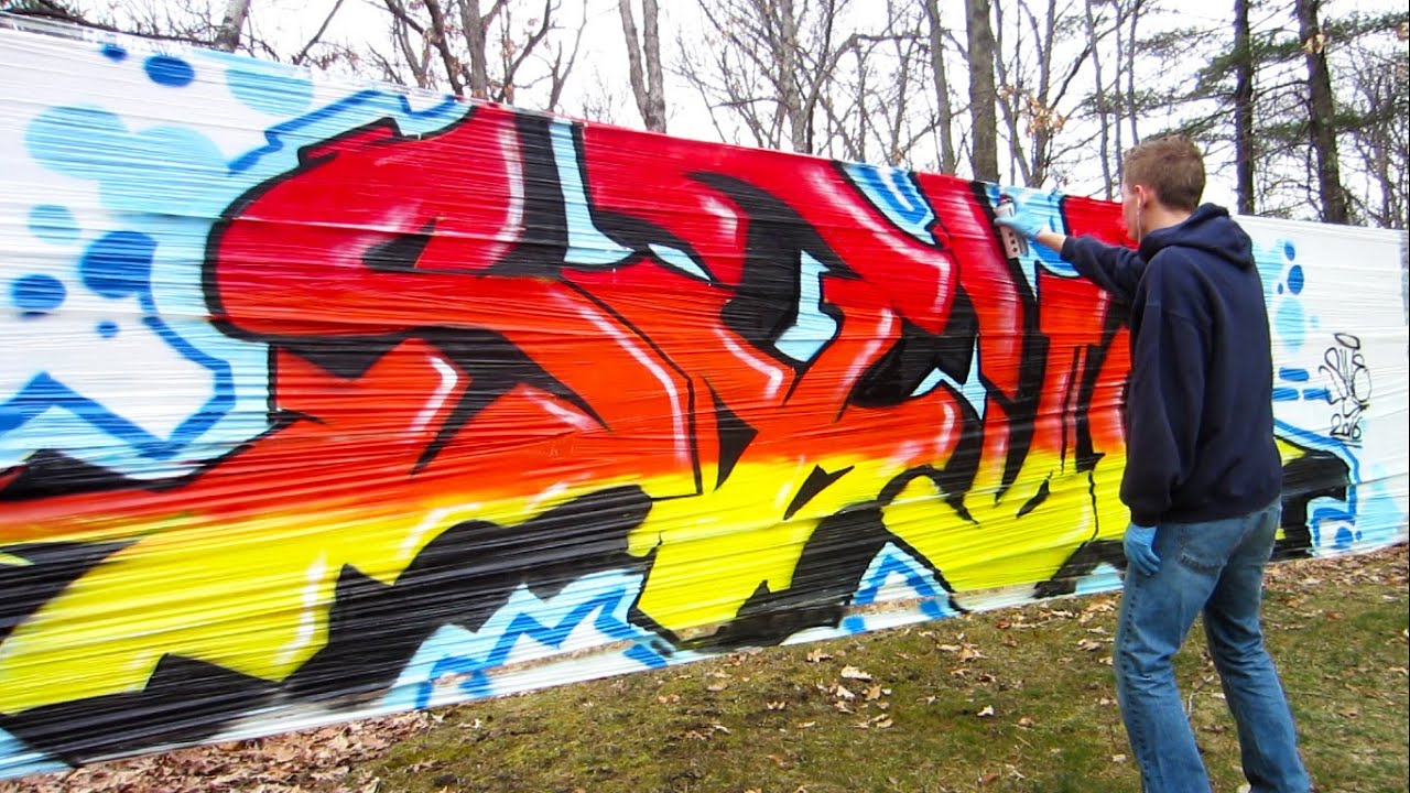  Graffiti  FIRE  Burner Painting YouTube