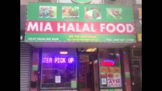 MIA HALAL FOOD MENU PICTURE AND FRONT SIGN