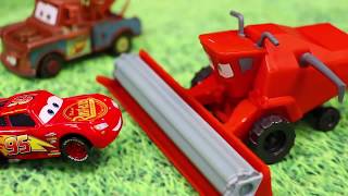 Disney Cars in Tornado and Rescued by Thomas the Tank Engine
