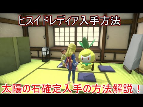 アルセウス たいようのいしの入手方法と効果まとめ ポケモンレジェンズ 攻略大百科