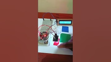 Detecting colors with ESP32 and TCS230 sensor. #arduino #esp32 #iot