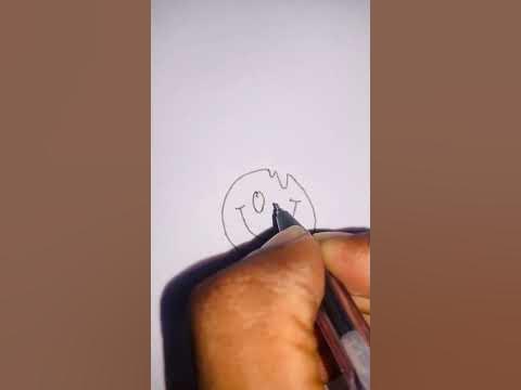 How to draw smiley face - YouTube