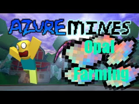 Roblox How To Farm Opal And Moonstone In Azure Mines Youtube