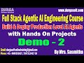 Full Stack Agentic AI Engineering Course tutorials || by Mrs. Sasmitha On 16-12-2025 @9:30PM (IST)