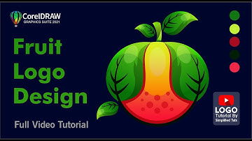 Fruit Logo Design Tutorial | CorelDRAW 2021 tutorial in Hindi by Ashish Rastogi | Simplified Tuts