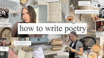 how to write poetry in five steps 𐙚˙𝜚 ࣪˖ ִ (my entire process) for beginners