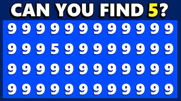 Challenge Your Vision: Spot the Odd Numbers in this Puzzle Quiz!