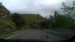 A small ghat section on Pune Nashik Highway