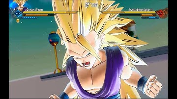 Dragon Ball Xenoverse 2 Mod - SSJ5 Teen Gohan Vs SSJ4 Future Trunks