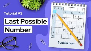 Last possible number - a Sudoku technique for beginners screenshot 3