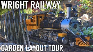 Garden Scale Railroad Layout Tour Wright Railway F G Fn3