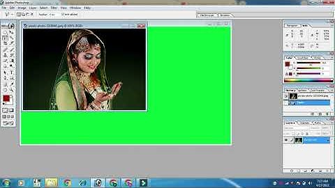 Tutorial On How To Edit Artwork How To Remove Green Background Photoshop cc #32