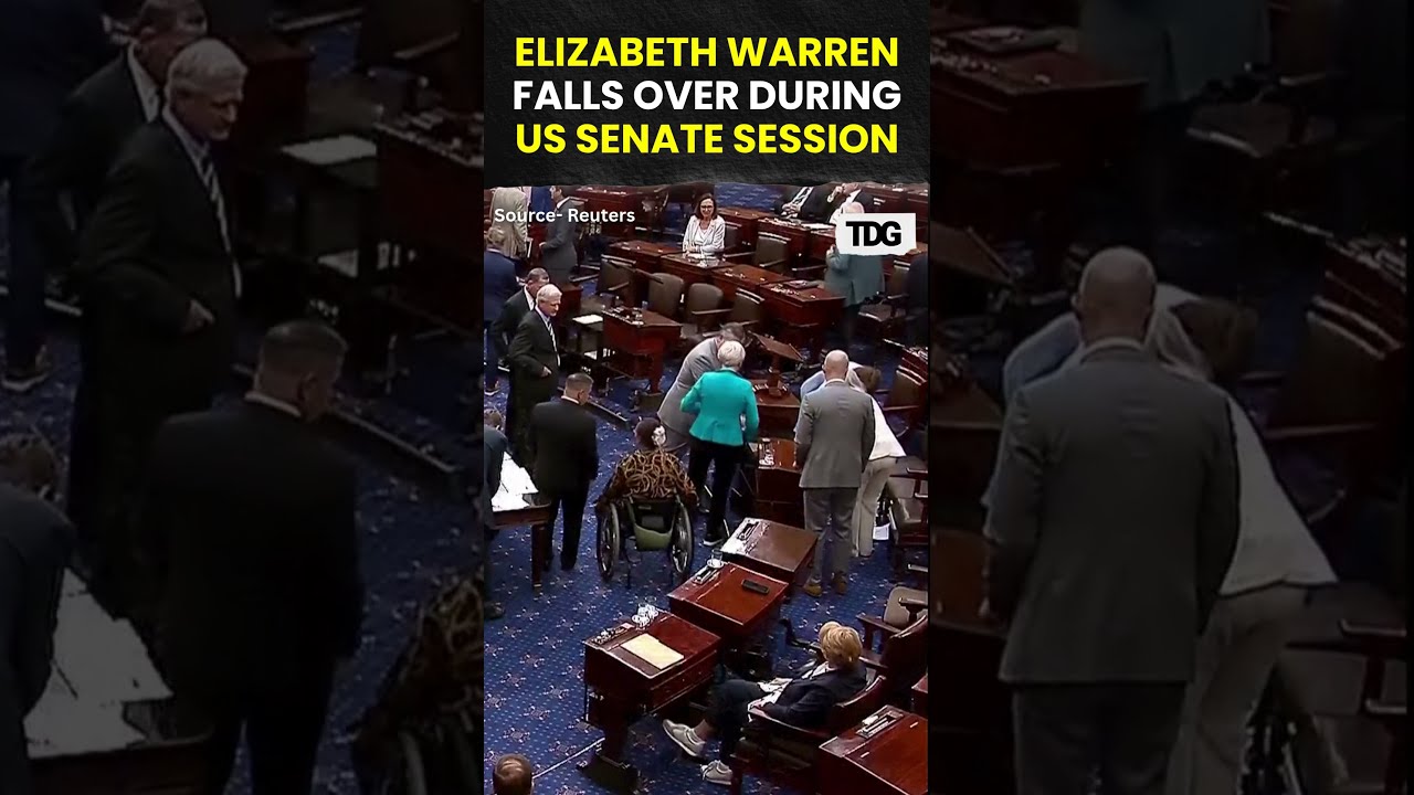  Watch Senator Elizabeth Warren Falls During Senate Session Aides Rush To Assist Viral Shorts