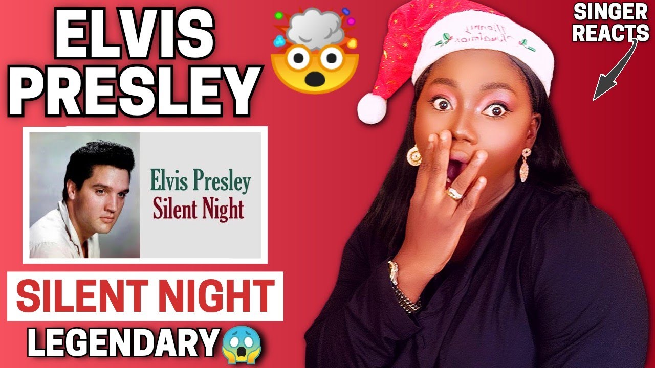 SINGER REACTS ELVIS PRESLEY SILENT NIGHT REACTION!!!😱 10Days To
