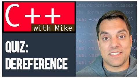 Check Your Understanding: Dereferencing a pointer | Modern Cpp Series Ep. 24