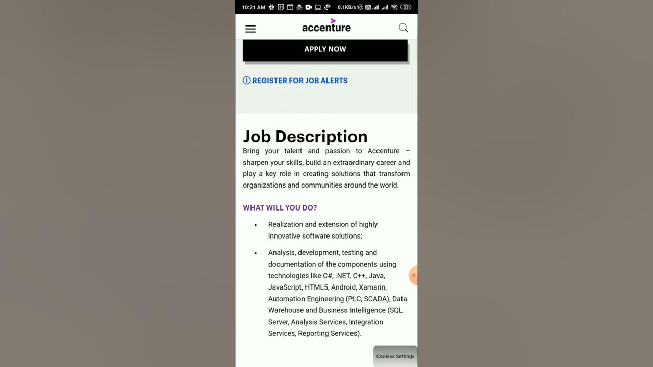 Accenture Internship Summer Internship Apply Now shorts YouTube