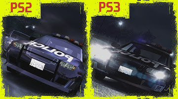 Need for Speed Carbon PS2 vs PS3 Graphics Comparison
