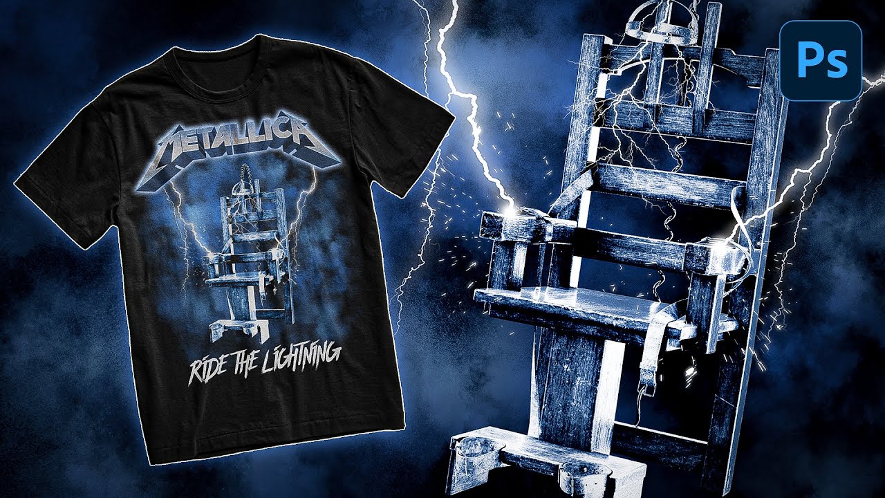 lightning shirt design