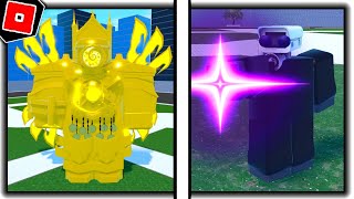 ALL NEW UPDATE with UPGRADED TITAN CLOCKMAN and MORE in SUPER TOILET BRAWL - Roblox